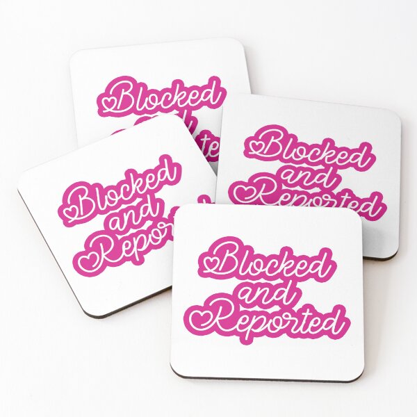 Item preview, Blocked and Reported Pink Bubble designed and sold by charsquared.