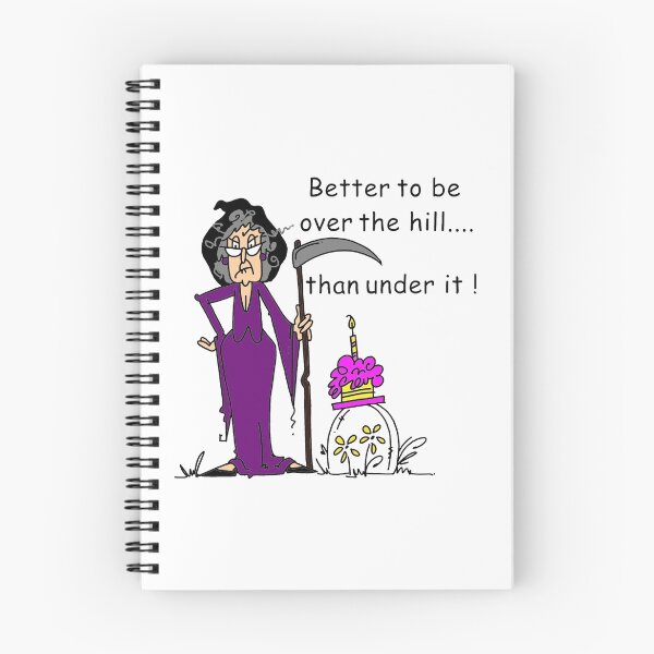 Item preview, Funny Birthday Over the Hill  designed and sold by peacockcards.