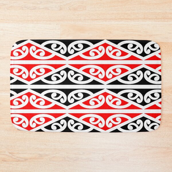 Item preview, Kowhaiwhai  Pattern, Koru,  Version 2, Large, Red  designed and sold by Kiwidom.