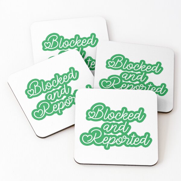 Item preview, Blocked and Reported Green Bubble designed and sold by charsquared.