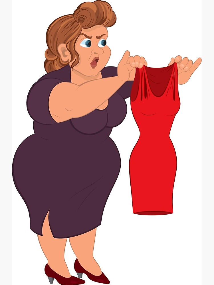 Fat Red Dress