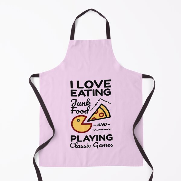 Item preview, I Love Eating Junk Food And Playing Classic Games designed and sold by catnbloom.