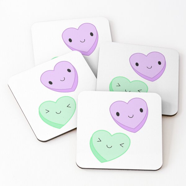 Item preview, Valentine's Day Kawaii Conversation Type Candy Hearts Cute Pastel  designed and sold by mariekawaii.