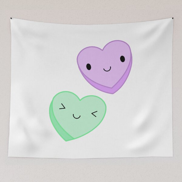 Item preview, Valentine's Day Kawaii Conversation Type Candy Hearts Cute Pastel  designed and sold by mariekawaii.