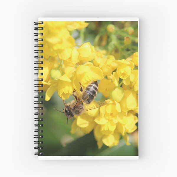 Item preview, Abeja en flores amarillas designed and sold by SweepingShadows.