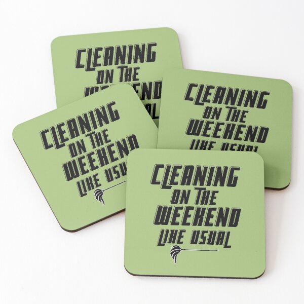 Item preview, Cleaning On The Weekend Like Usual Fun Housekeeping Design designed and sold by SavvyCleaner.