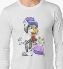 Charcoal and Oil - Jiminy Cricket Long Sleeve T-Shirt