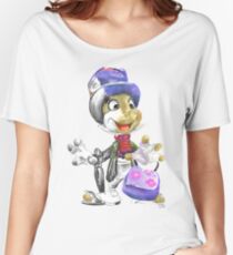 Charcoal and Oil - Jiminy Cricket Women's Relaxed Fit T-Shirt