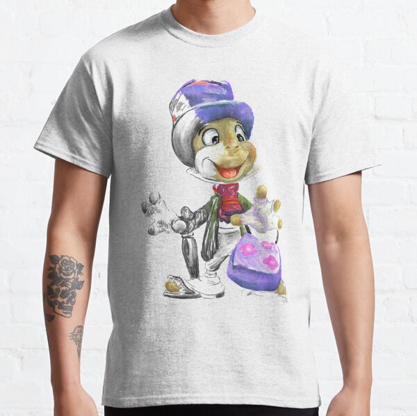 Charcoal and Oil - Jiminy Cricket Classic T-Shirt