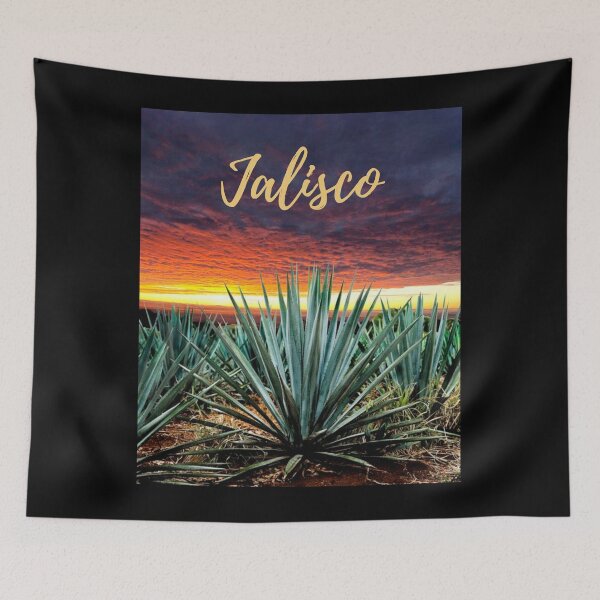 Item preview, Landscape with sunset and agaves in Jalisco Mexico Tequila designed and sold by Custom Shop.