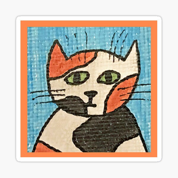 Aperçu de l'œuvre Portrait de chat fantaisiste #13 créée et vendue par ErinBrieArt.
