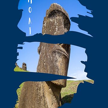MOAI - Emoji - Easter Island - Rapa Nui - Sticker Magnet for Sale by  westprintdesign