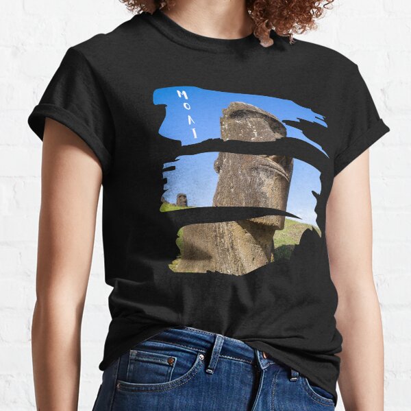 Easter Island Heads T-Shirts, Easter Island T-Shirts, Moai T-Shirts,  Archaic T-Shirts, Spiritual Connection T-Shirts, Moai Emoji T-Shirts  Essential T-Shirt for Sale by urbantod