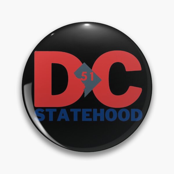 Item preview, DC Statehood 51 designed and sold by MinimalTag.