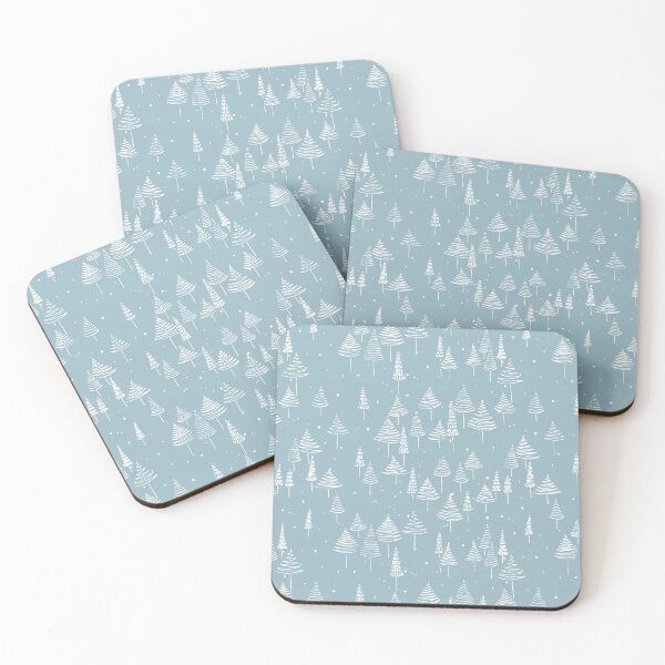 Item preview, Hand Drawn Trees Christmas background designed and sold by della95.