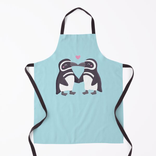 Item preview, Cute Kissing Penguin Couple designed and sold by rustydoodle.