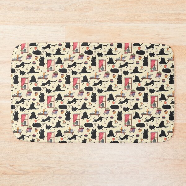 Item preview, Black Cat Pattern designed and sold by crabkazoo.