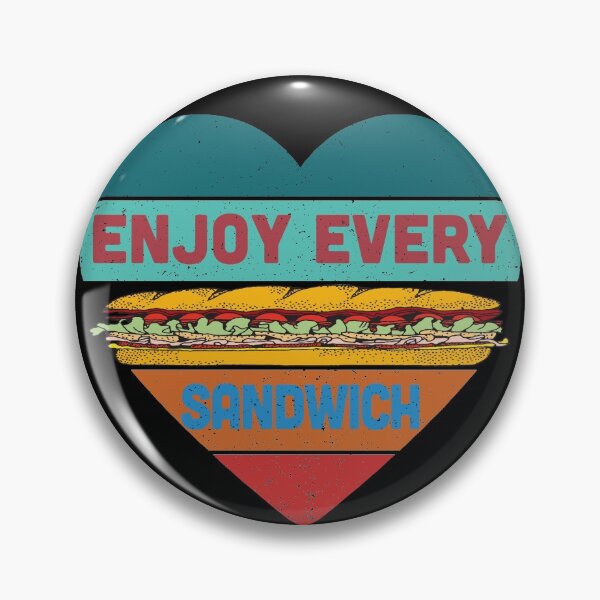 Item preview, Enjoy Every Sandwich Heart Sandwich Lover designed and sold by ForFunDesigns.