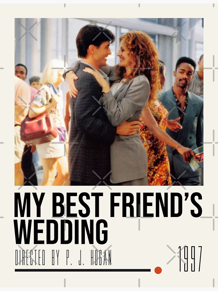 Discover My Best Friend's Wedding Movie Poster Premium Matte Vertical Poster