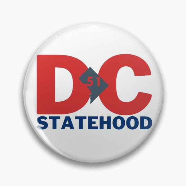 Item preview, DC Statehood 51 designed and sold by MinimalTag.