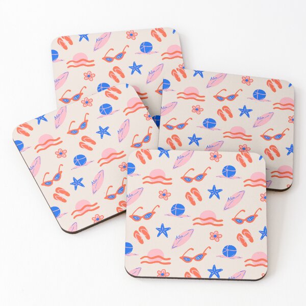 Item preview, Beach Pattern Cute Tropical Vintage Summer designed and sold by Courtlandia.