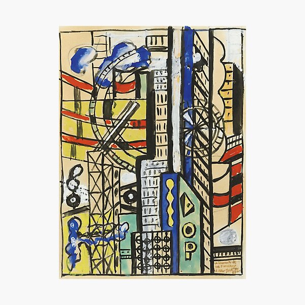 Item preview, Fernand Leger Souvenir de New York designed and sold by emidye20.