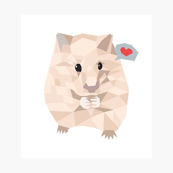 Item preview, Geometric Hamster designed and sold by papererwin.