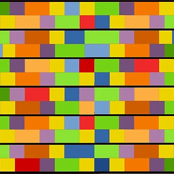 Artwork thumbnail, Multicolor Patchwork Pattern Design by ThisNThatImages