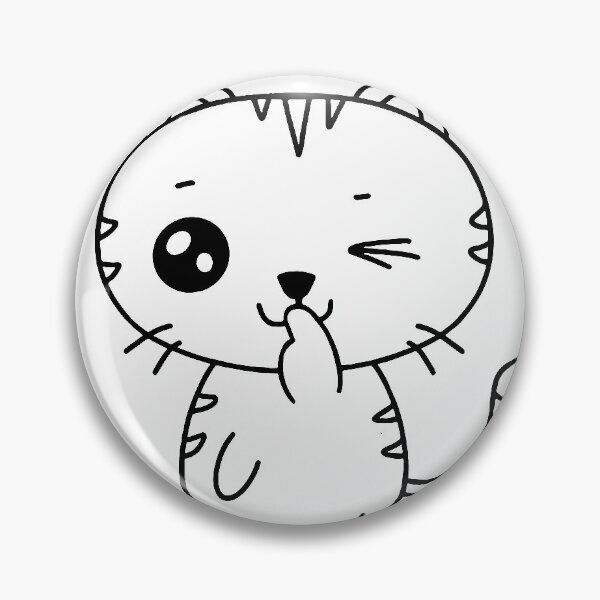 Item preview, Shhh no one cares, funny sarcastic cute cat designed and sold by Magpie Attack.