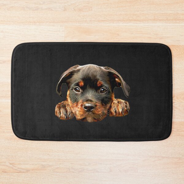 Item preview, Rottweiler Cute Puppy Paws designed and sold by ElegantCat.