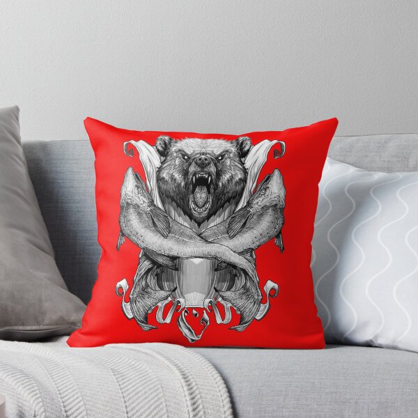 Item preview, Monsters Vault Bear and Salmon designed and sold by Vancity Printees.