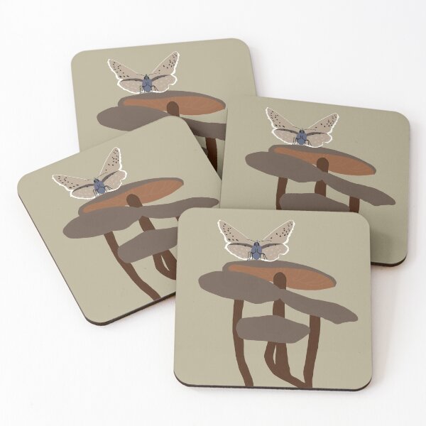 Item preview, Polilla en hongo designed and sold by lauragutierrez3.