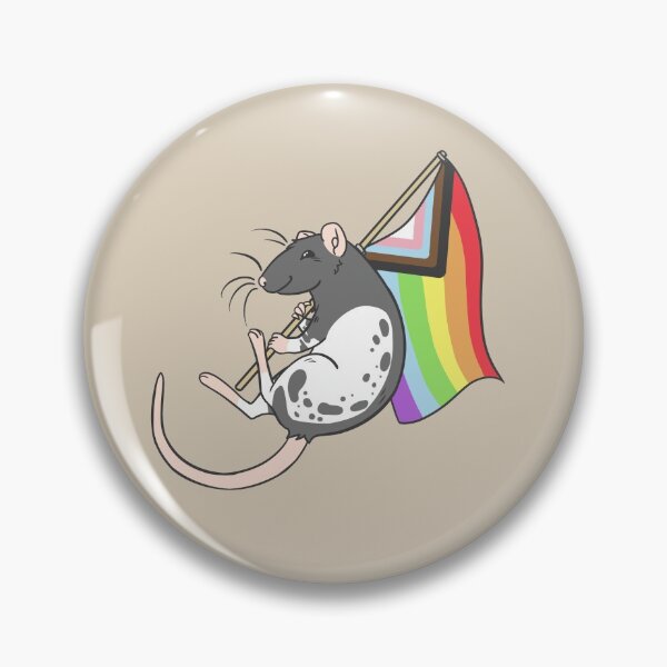 Item preview, Progress Pride Rat - Flag Edition designed and sold by Nabdea.