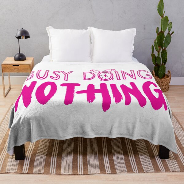 Item preview, Busy Doing Nothing (Pink) designed and sold by goodbai.