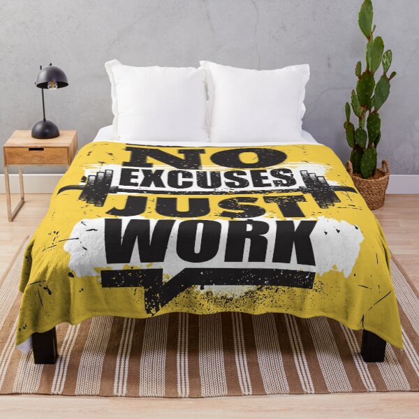 Item preview, No Excuses Just work designed and sold by MendyK.