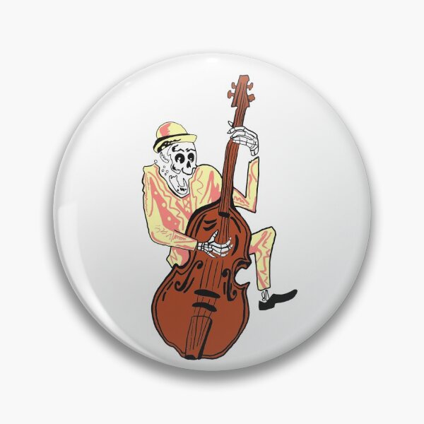 Item preview, skeleton playing bass  designed and sold by shoprose.