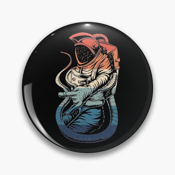 Item preview, Retro Sunset Astronaut designed and sold by ecdato.