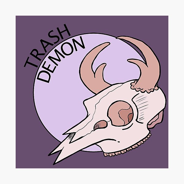 Item preview, Trash Demon designed and sold by Alakatair.
