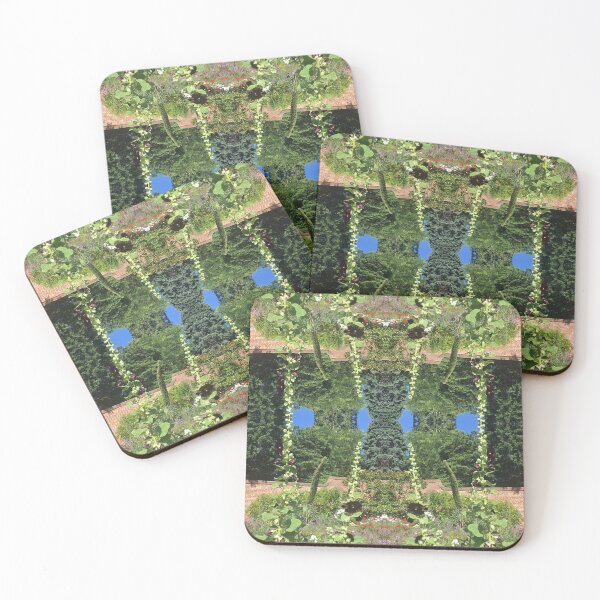 Item preview, Botanical Divine, Deep Purple Hollyhocks in the Summertime Gardens designed and sold by RoseAromas.