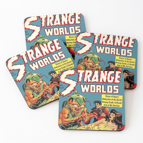Item preview, Strange Worlds Comic designed and sold by LittleIconShop.