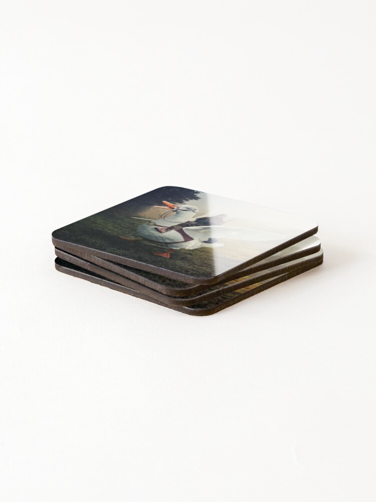Thumbnail 4 of 5, Coasters (Set of 4), Duck Rider designed and sold by WikMedia.