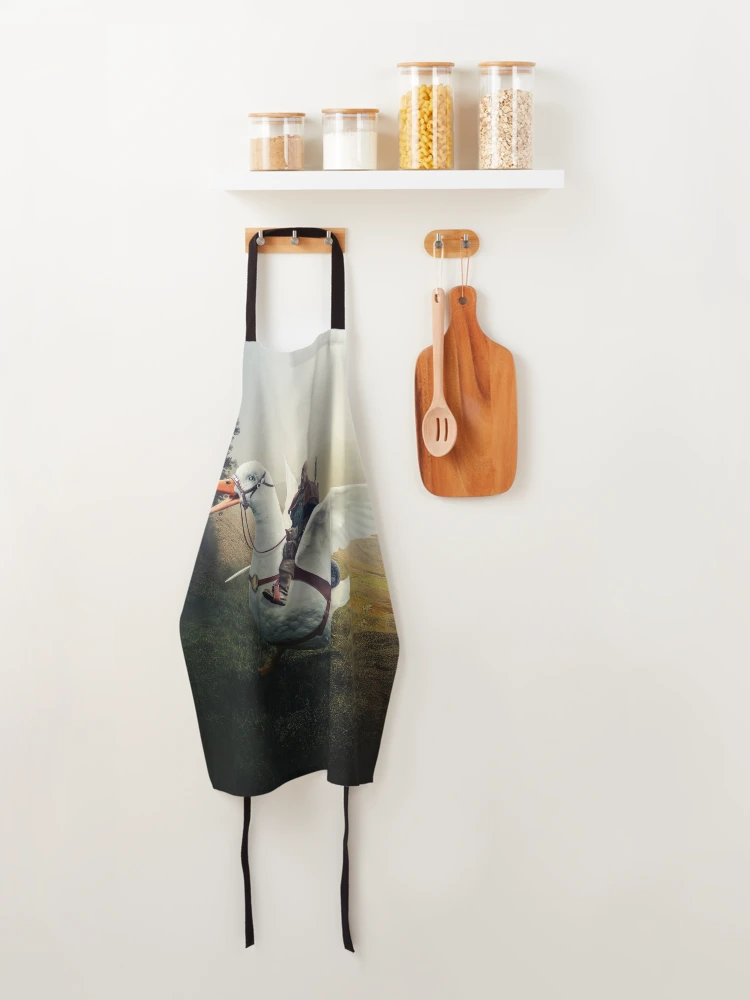 Thumbnail 4 of 6, Apron, Duck Rider designed and sold by WikMedia.