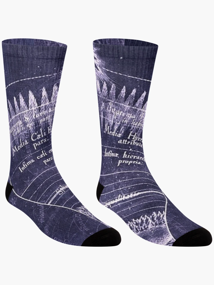 Thumbnail 3 of 5, Socks, Sacred Geometry (Inverted) designed and sold by Jason Tompkins.