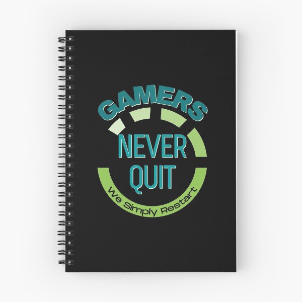 Item preview, Gamers Never Quit, We Simply Restart designed and sold by springbloomb.