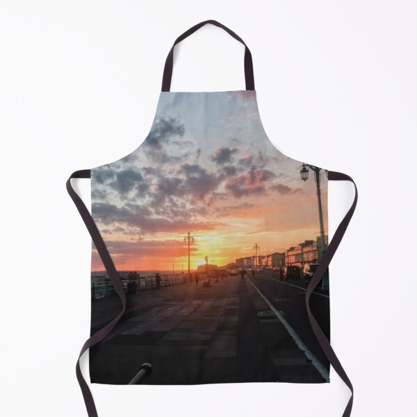 Item preview, Aesthetic Hove Promenade Peace Statue Sunset from Brighton Beach Summer 2021 Skyline designed and sold by natalieritchie.