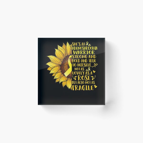 Item preview, She's An Adenosarcoma Warrior Not as lovely as a Rose but also not as Fragile designed and sold by ArangoaStore.