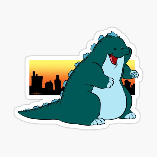 Happy Kaiju Boi Sticker