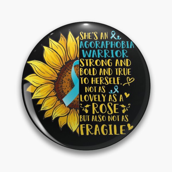 Item preview, She's An Agoraphobia Warrior Not as lovely as a Rose but also not as Fragile designed and sold by ArangoaStore.