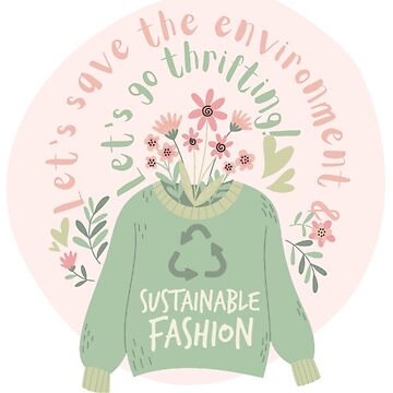 Artwork thumbnail, Save the Environment and thrift by Dollfacedesign