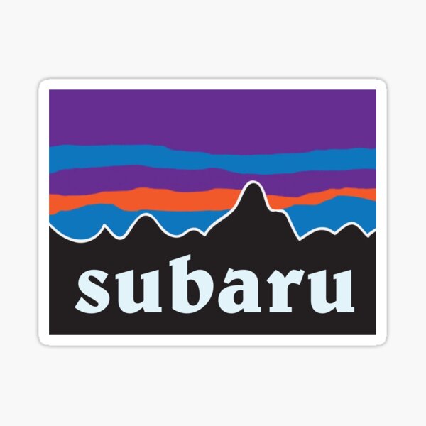 subaru outdoors logo Sticker